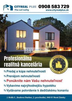 Typ: 2-izbový byt Ulica: Svätuša Obec: Podhájska
Ponúkame Vá