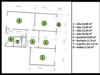 🏡 Predaj: Priestranný 4-izbový byt v centre Fiľakova na ulic