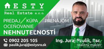 Realitný maklér Ing. Juraj Paulík, RSc. a realitná kancelári