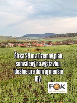 Hľadáte veľkorysý stavebný pozemok pre rodinný dom, farmu al