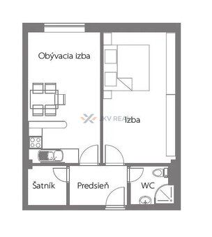 Na predaj moderný 2-izbový apartmán v obľúbenej lokalite Veľ