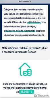 PREDAJ POZEMKU - OVOCNÉHO SADU/Pozemok,záhrada,Predam vymení