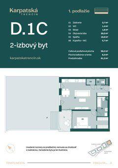 IBA U NÁS! RADO Reality ponúka na predaj 2-izbový byt D.1C v