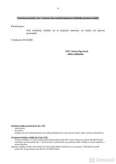 Dňa 23.1.2026 o 11,00 hod sa bude konať na exekútorskom úrad