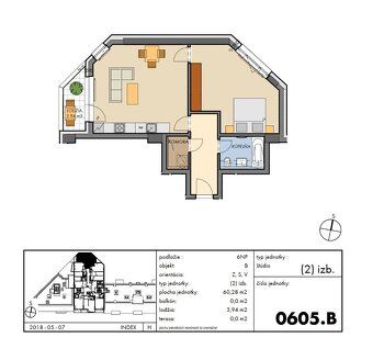 V zastúpený majiteľa ponúkame na prenájom veľký 2 izb. byt s
