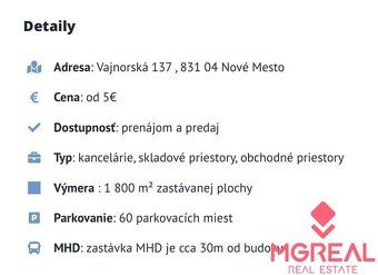 Ponúkame Vám na prenájom kancelárske priestory v novorekoštr
