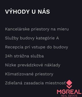 Ponúkame Vám na prenájom viacero kancelárií na rôznych posch