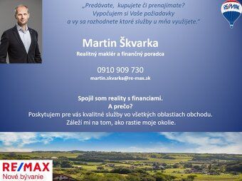 Realitná kancelária RE-​MAX, Vám exkluzívne ponúka na predaj