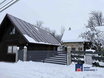 Chalupa apartmánového typu, vhodná na trvalé bývanie, rekrea