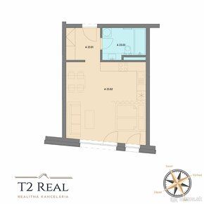 T2 REAL realitná kancelária ponúka na predaj 1 – izbové byty
