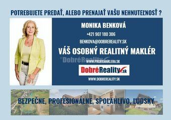 DOBRÉ REALITY – silná slovenská realitná sieť, exkluzívne po