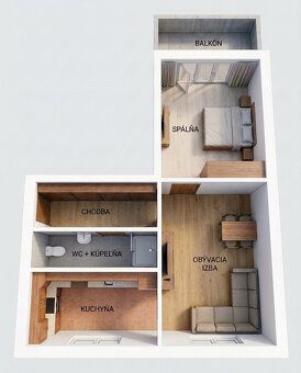 Typ: 2-izbový byt Ulica: Kollárová 17 Mestská časť: Senec-me