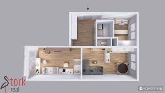 StorkReal Vám ponúka na predaj 3i BYT s výmerou 69m². Nachád