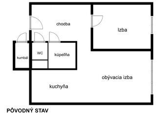 Ponúkame na predaj 1,5-izbový byt o výmere 43 m² nachádzajúc