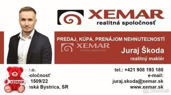 XEMAR ( juraj.skoda@xemar.sk alebo 0908193188 ) ponúka na pr