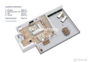 Nadštandardný mezonetový 4 izbový byt na predaj v širšom cen