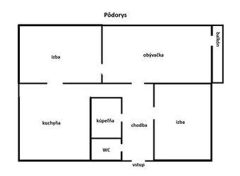 🏡Ponúkame na predaj priestranný 3 izbový byt s balkónom o vý