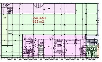 Prenajmeme skladový priestor s výmerou až 822 m2 v Bratislav