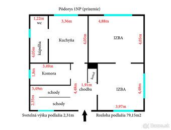 Ponúkame na predaj MUROVANÝ RODINNÝ DOM so slnečným pozemkom