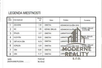 Moderné Reality ponúka na predaj 3-izbovú novostavbu rodinné