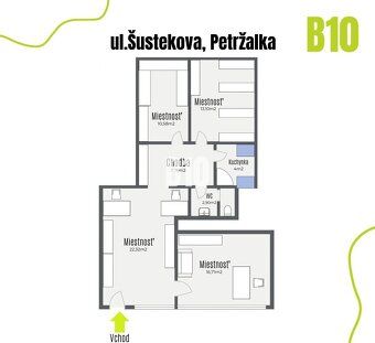B10 Vám ponúka na predaj Obchodné priestory na ulici Šusteko