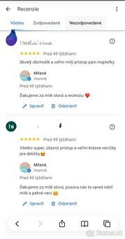 Ponúkam na predaj zabehnutý a plne funkčný obchod Milené, fu