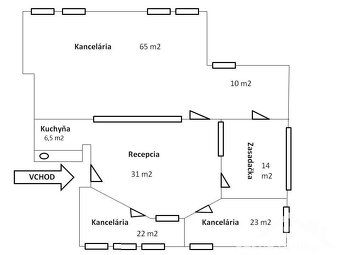 Ponúkame Vám na prenájom kancelárie v širšom centre mesta Zv