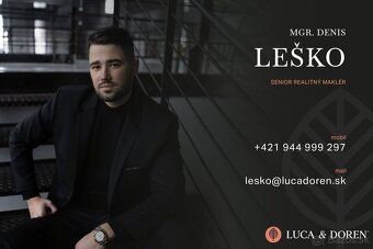 Realitná kancelária Luca & Doren Vám exkluzívne ponúka jedin