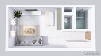 Výhradne ponúkam na predaj praktickú garsónku s výmerou 29m²
