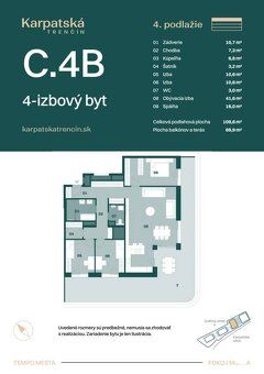IBA U NÁS! RADO Reality ponúka na predaj 4-izbový byt C.4B v