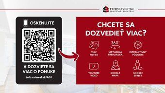 360° VIRTUÁLNU PREHLIADKU NEHNUTEĽNOSTI NÁJDETE NA: https://