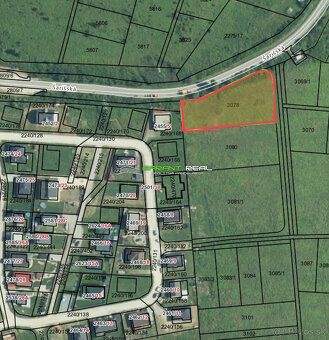 Ponúkame na predaj stavebné pozemky o výmere 525 m2, 546 m2,