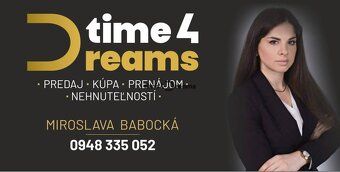 Realitná spoločnosť Time4dreams Vám ponúka na predaj 4 izbov