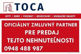 TOCA real - ponúkame na predaj krásny, rovinatý, celodenne s