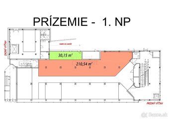 NA PRENÁJOM V KOMÁRNE OBCHODNÝ PRIESTOR SO SKLADOM VO FREKVE