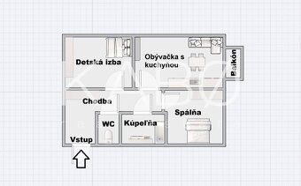 KABØ real estate Vám ponúka na predaj útulný 3-izbový byt v 