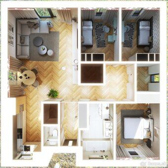 Exkluzívne iba v PNORF – REAL ESTATE ponúkame na predaj 4-iz