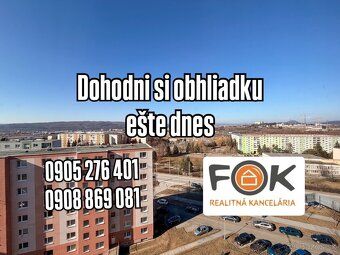 FOK realitná kancelária ponúka na predaj 3 izbový byt v Preš