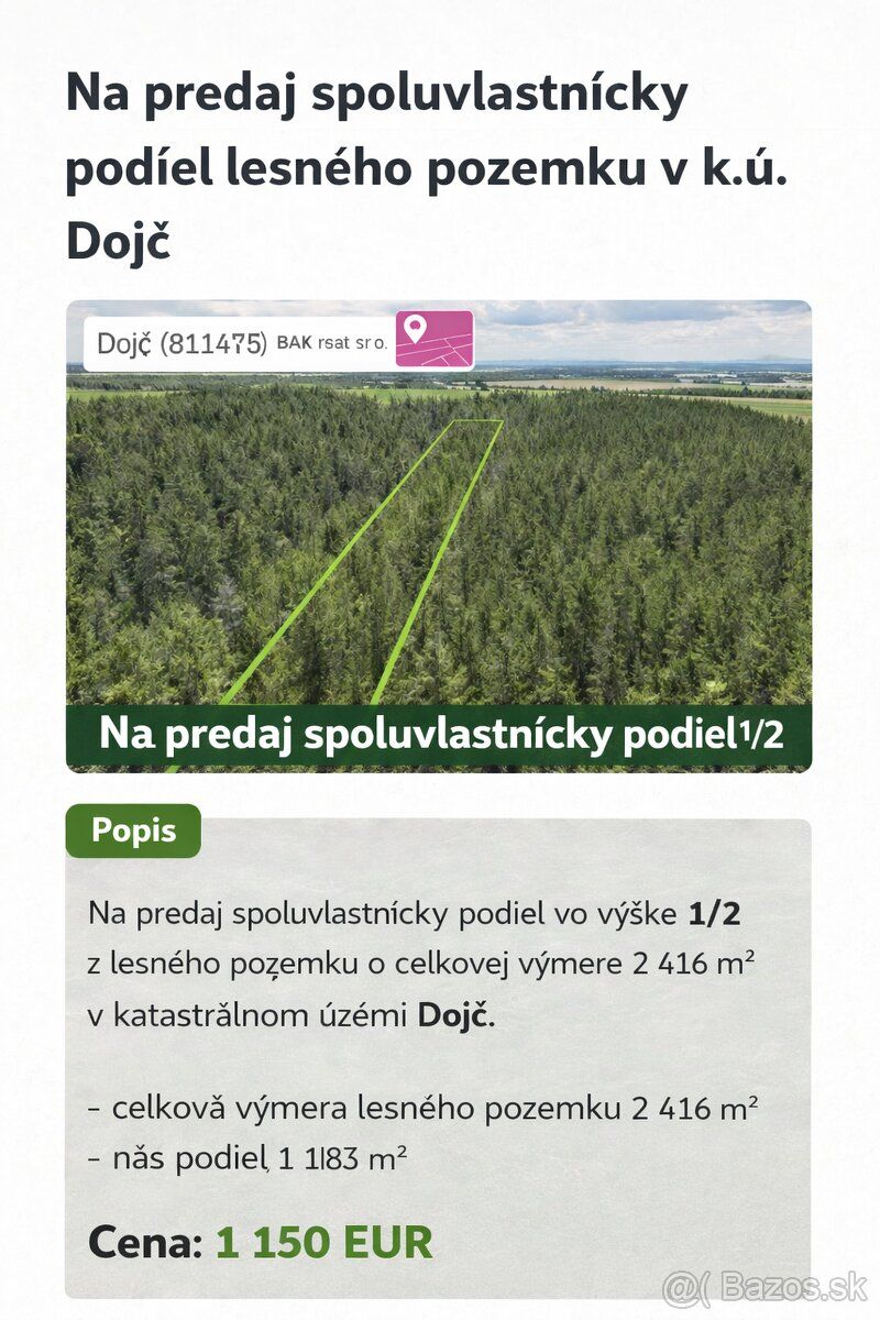 Máte radi prírodu alebo hľadáte zaujímavú investičnú príleži