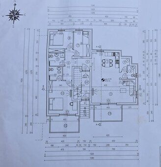 Byt 1 s celkovou plochou 114,22 m² je priestranná a dobre na