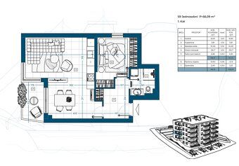 Základné informácie: Plocha: 55 m² Izby: 2 Poschodie: 1 Loka