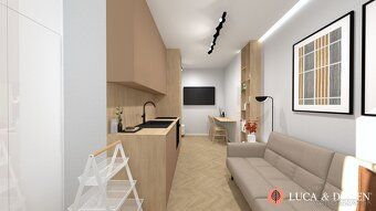 LUCA & DOREN ponúka na predaj moderne navrhnutú garzónku vo 