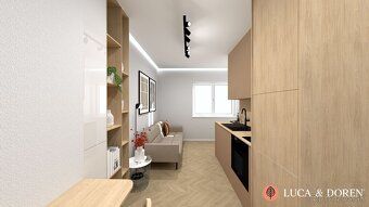LUCA & DOREN ponúka na predaj moderne navrhnutú garzónku vo 