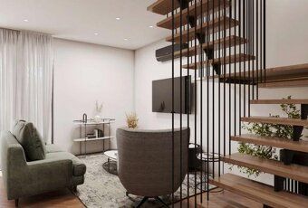 Penthouse na predaj v novej budove v meste Krk, 500 metrov o