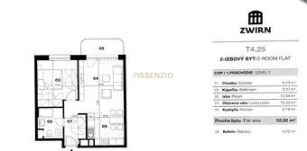 Assenzio Property ponúka na predaj 2-izbový byt v projekte Z