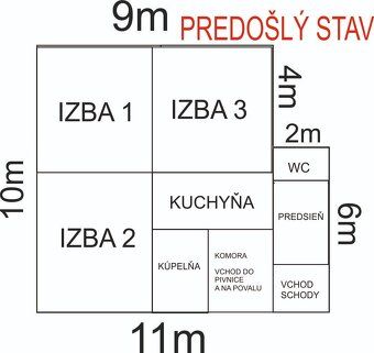 Rodinný dom v Leopoldove s podlahovou plochou 100 m² ponúka 
