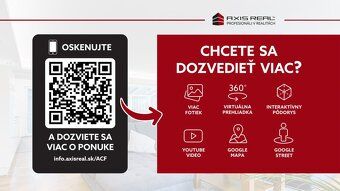 3D PÔDORYS NEHNUTEĽNOSTI NÁJDETE NA: https://info.axisreal.s
