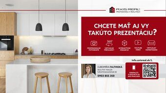 3D PÔDORYS NEHNUTEĽNOSTI NÁJDETE NA: https://info.axisreal.s