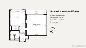 Na predaj 2-izbový byt po kompletnej rekonštrukcii v roku 20