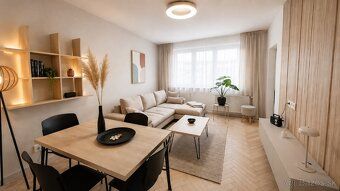 Ponúkame moderný, úplne nový, zariadený 3 izbový byt na vyhľ